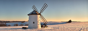 leden: Balerův větrný mlýn ve Spálově