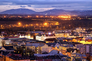 únor: panoráma Beskyd