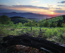 květen: Hrbel, pohled na Bystřici © Foto: Bogdan Kaleta