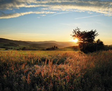 červenec: Západ slunce v Bukovci © Foto: Bogdan Kaleta