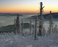 leden: Výhled z Lysé hory © Foto: René Kajfosz