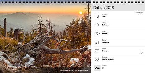 Kalendárium pro duben 2016