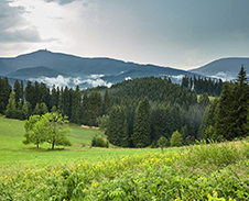 červen / červenec: Staré Hamry po bouři © Foto: Bogdan Kaleta