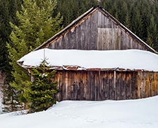 leden: Stodola, Horní Lomná – Přelač © Foto: Pavel Zubek