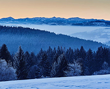 únor: Pohled na sousední Malou Fatru © Foto: Bogdan Kaleta