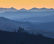 září / říjen: Tatry z Bahence © Foto: Bogdan Kaleta