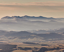 březen: Malá Fatra z Babí hory © Foto: Bogdan Kaleta