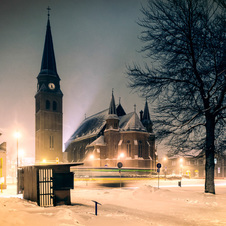 únor: Kostel sv. Pavla Vítkovice