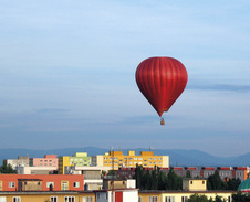 červenec: Balón nad Ostravou © Foto: Martina Vašková