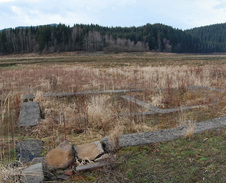 říjen: Vypuštěná vodní nádrž Šance © Foto: Jan Klíma