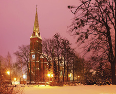 prosinec: Katolický kostel sv. Alberta v Třinci © Foto: Pavel Zubek