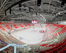 leden: Interiér nové Werk Arény, stadion HC Oceláři Třinec © Foto: Pavel Zubek