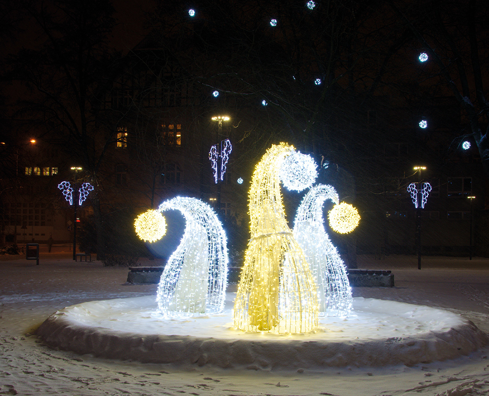 prosinec: Vánoční výzdoba, Ostrava © Foto: Dalibor Hellebrant