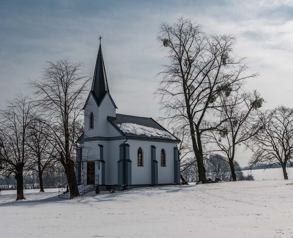 prosinec: Kaple Velká Polom © Foto: Petr Pazdírek