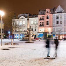 leden: Masarykovo náměstí